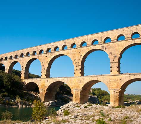 Nîmes et le pont du Gard